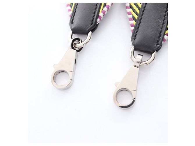 Hermès Hermes Bandoulière Sangle Caval Shoulder Strap Nero Multicolore - vista 3