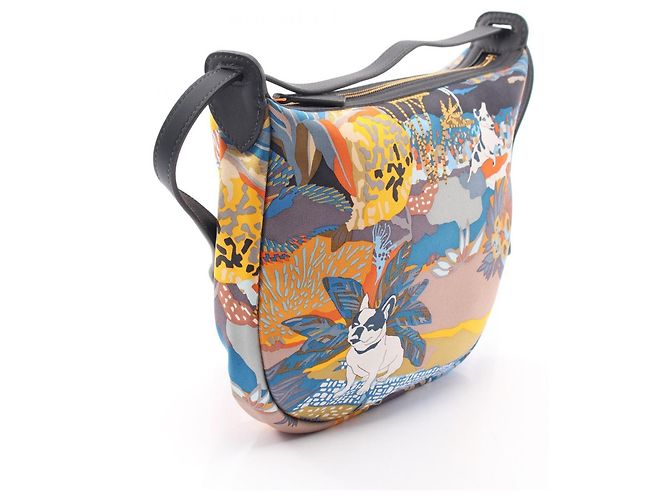 Hermès Hermes Sursoy To Go Schultertasche Mehrfarben Marineblau - Ansicht 2