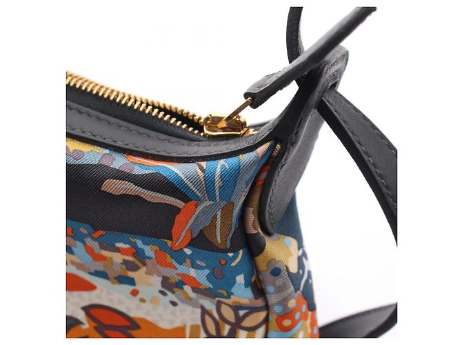 Hermès Hermes Sursoy To Go Schultertasche Mehrfarben Marineblau - Ansicht 8
