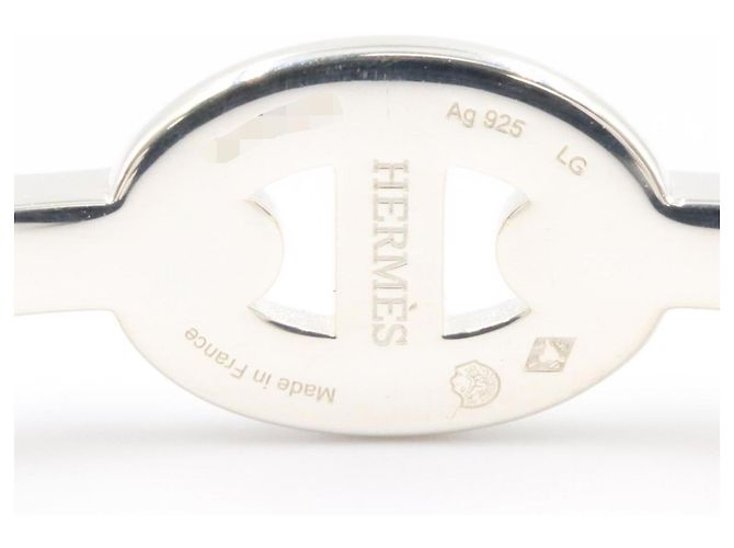 Hermès Bracciale Hermes Chaine d'Ancre Enchainee Argento - vista 3
