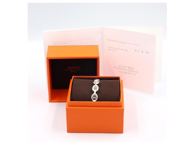 Hermès Bracciale Hermes Chaine d'Ancre Enchainee Argento - vista 5