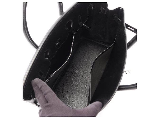 Hermès Borsa Hermes Birkin 35 Nero - vista 3