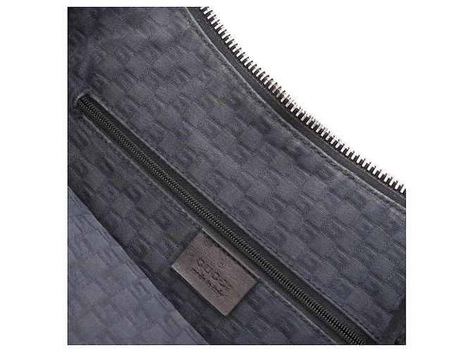 Borsa a tracolla Gucci in pelle nera Nero - vista 6