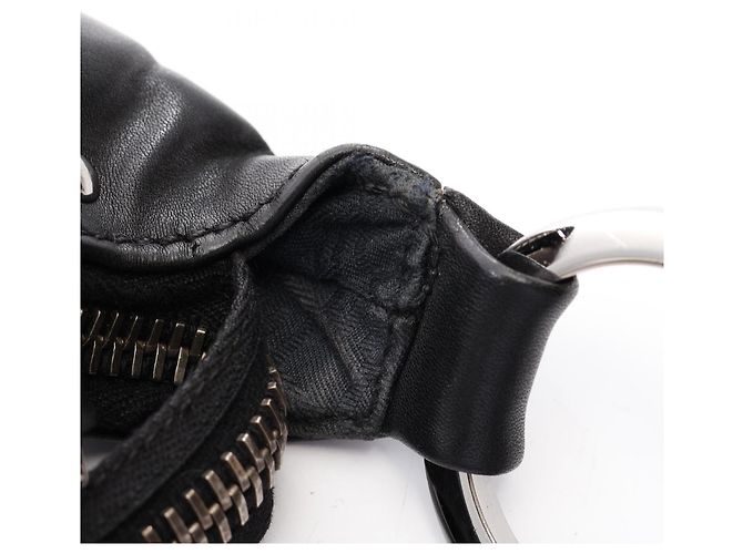 Borsa a tracolla Gucci in pelle nera Nero - vista 9