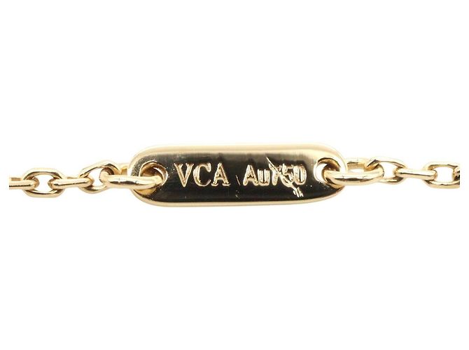 Bracciale Sweet Alhambra in madreperla Van Cleef & Arpels Bianco D'oro - vista 4