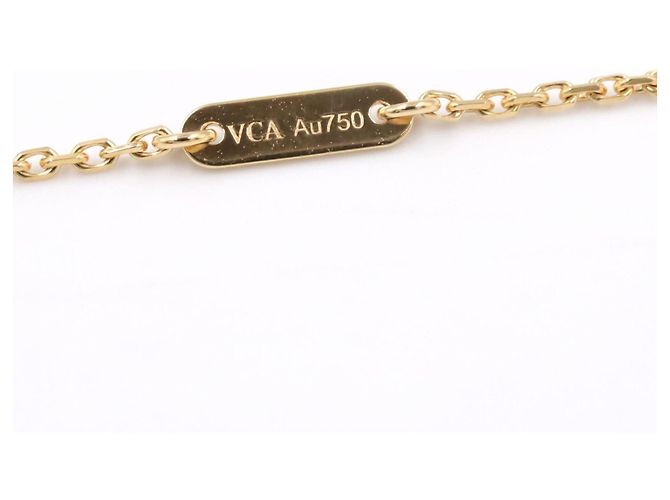 Van Cleef & Arpels Sweet Papillon Halskette Weiß Golden - Ansicht 3