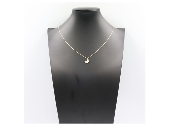Van Cleef & Arpels Sweet Papillon Halskette Weiß Golden - Ansicht 5