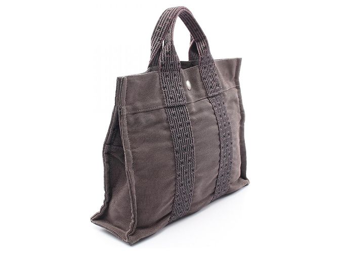 Hermès Bolso Tote Hermes Herline PM Castaño - vista 2