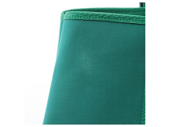 Hermès Borsa Tote Hermes Garden Party TPM Verde - vista 12