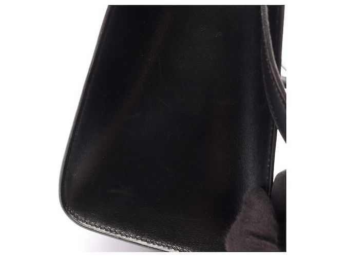 Hermès Borsa a tracolla/Borsa a mano Hermes Kelly Sport MM in vitello nero - vista 16