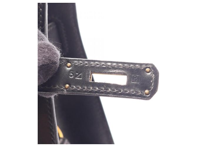 Hermès Borsa a tracolla/Borsa a mano Hermes Kelly Sport MM in vitello nero - vista 5