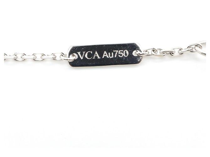 Colar Van Cleef & Arpels Perlee Prata Azul - vista 3