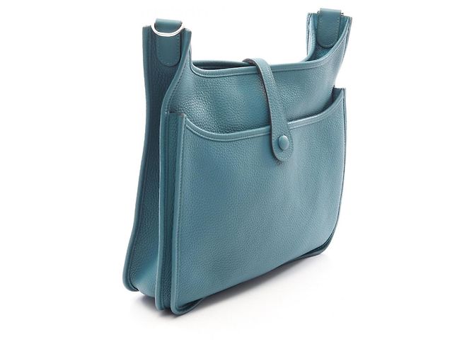 Hermès Borsa a tracolla Hermes Evelyne 3 Trois PM Verde - vista 2