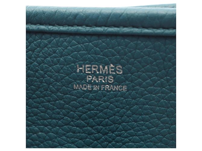 Hermès Borsa a tracolla Hermes Evelyne 3 Trois PM Verde - vista 4