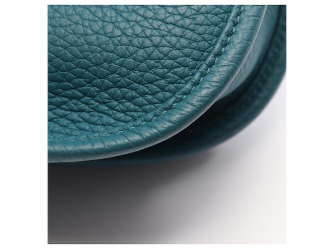 Hermès Borsa a tracolla Hermes Evelyne 3 Trois PM Verde - vista 9