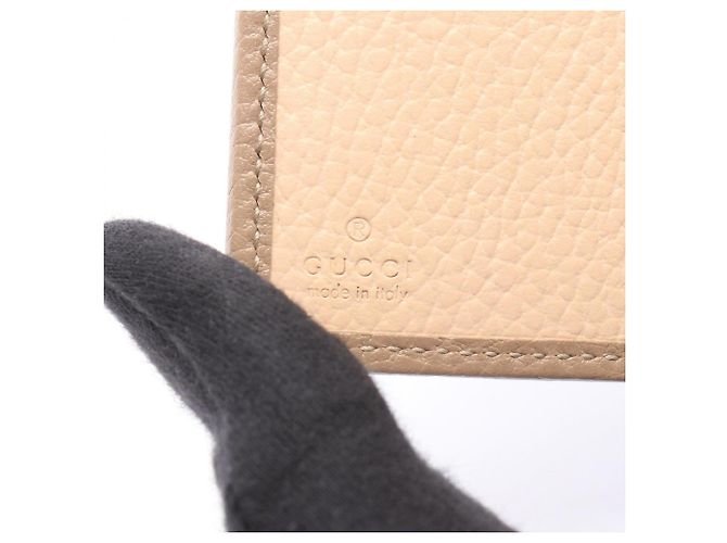 Cartera bi-fold Gucci Double G Beige - vista 5