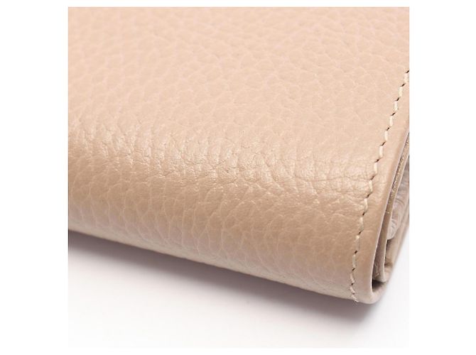 Cartera bi-fold Gucci Double G Beige - vista 6
