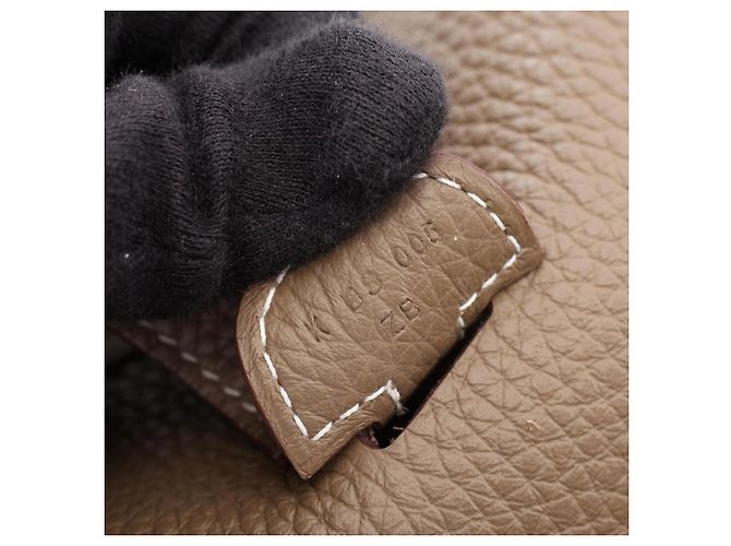 Hermès Borsa a tracolla Hermes Evelyne 3 Trois PM Etoupe Taupe - vista 5
