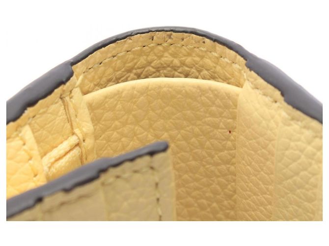 Cartera bi-fold Gucci GG Supreme Double G Castaño Beige Amarillo - vista 6