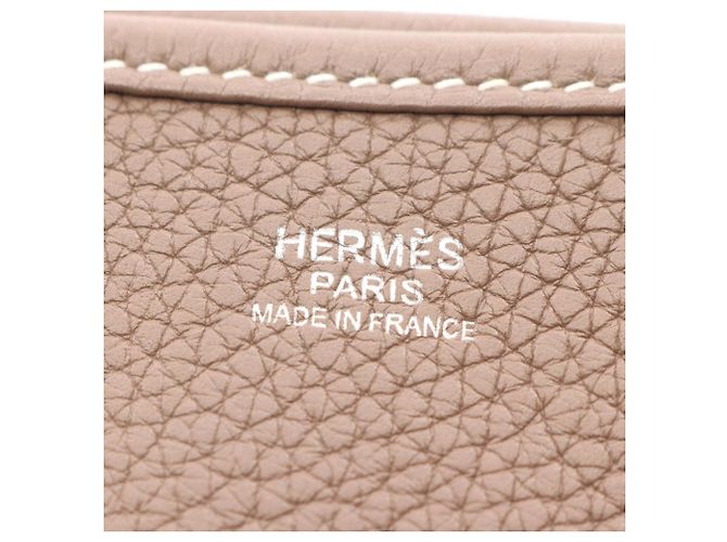 Hermès Borsa a tracolla Hermes Evelyne 3 Trois PM Marrone Taupe - vista 4