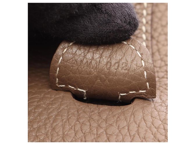 Hermès Borsa a tracolla Hermes Evelyne 3 Trois PM Marrone Taupe - vista 5