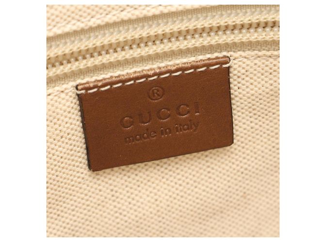 Borsa briefcase/borsa a mano 2-Way Gucci Diamante Marrone Beige - vista 4