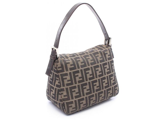 Fendi Zucca Brown Schultertasche Braun - Ansicht 2