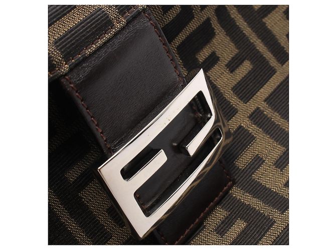 Fendi Zucca Brown Schultertasche Braun - Ansicht 6
