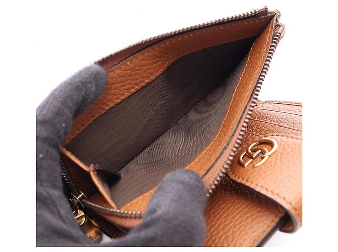 Gucci Bamboo Double G Medium Wallet Brown - view 4