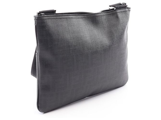 Fendi Zucca Schultertasche aus schwarzem beschichtetem Canvas - Ansicht 2