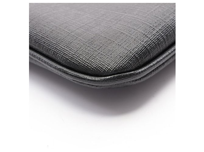 Fendi Zucca Schultertasche aus schwarzem beschichtetem Canvas - Ansicht 7