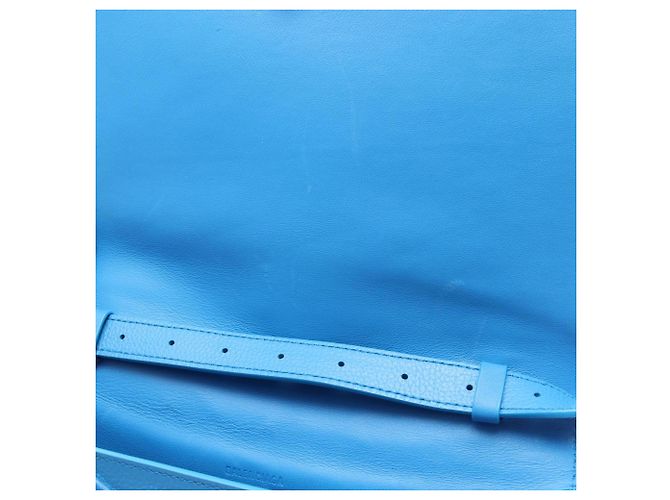 Borsa Balenciaga CAR FLAP BAG Blu - vista 10