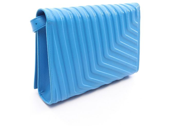Borsa Balenciaga CAR FLAP BAG Blu - vista 2