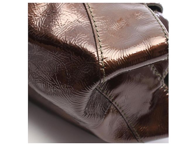 Borsa Loewe Nappa Aire Marrone Cachi - vista 12