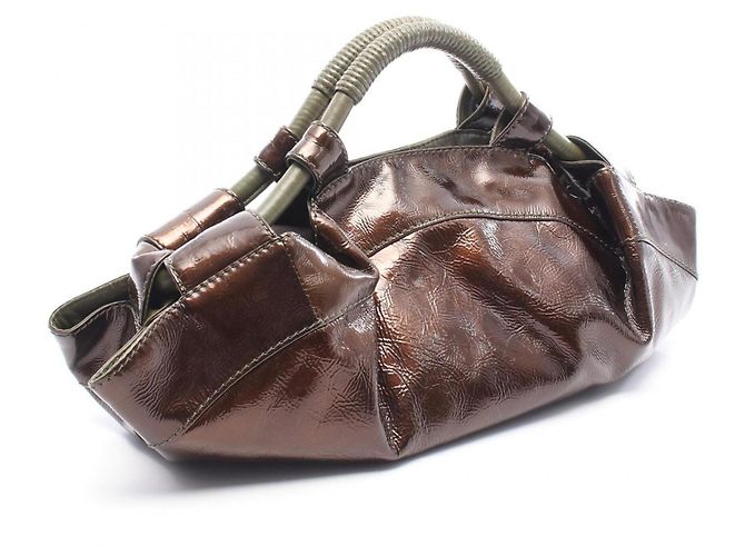 Borsa Loewe Nappa Aire Marrone Cachi - vista 2