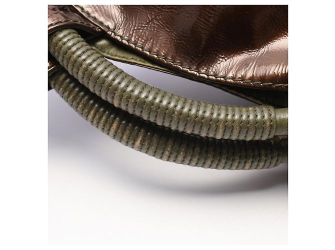 Borsa Loewe Nappa Aire Marrone Cachi - vista 5