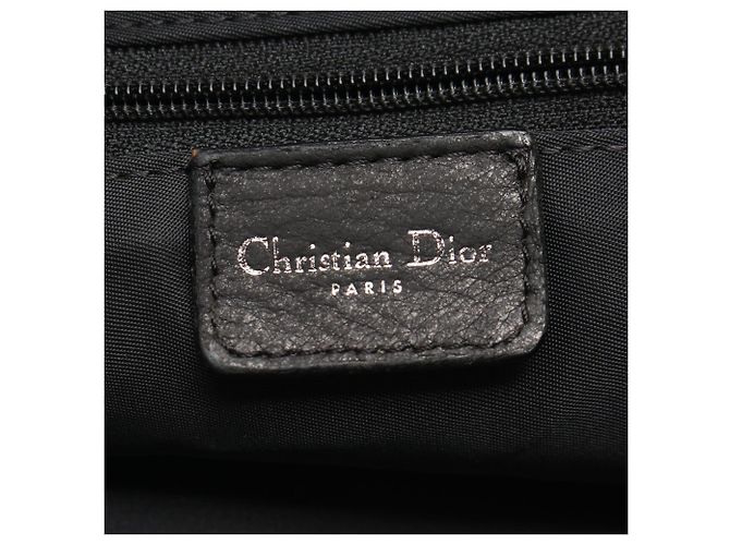 Borsa Tote Christian Dior Trotter Marrone Nero - vista 4