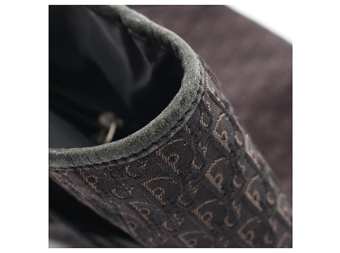Borsa Tote Christian Dior Trotter Marrone Nero - vista 5