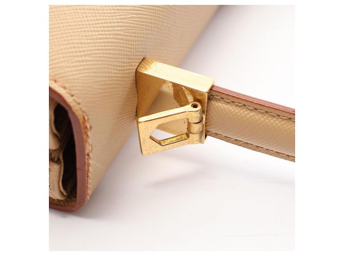 Borsa 2-Way Gancini Salvatore Ferragamo Beige - vista 10