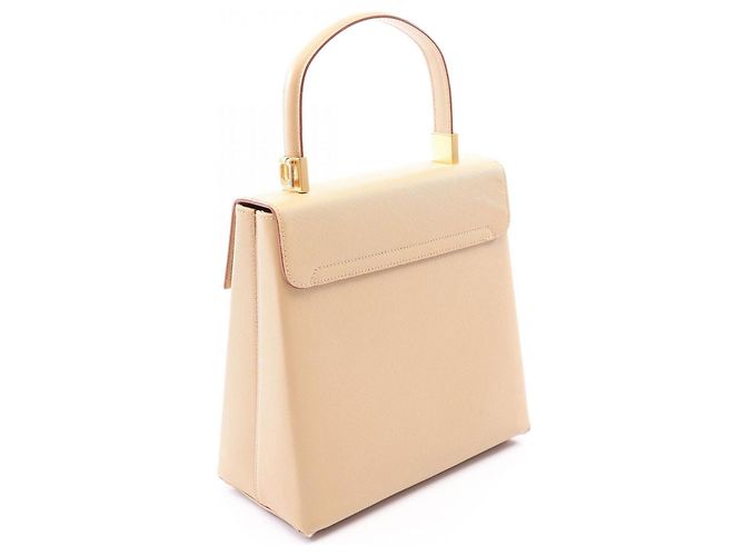 Borsa 2-Way Gancini Salvatore Ferragamo Beige - vista 2