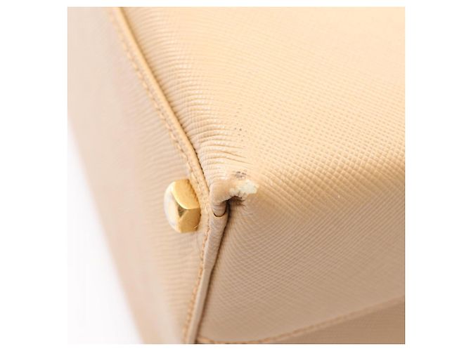 Borsa 2-Way Gancini Salvatore Ferragamo Beige - vista 9