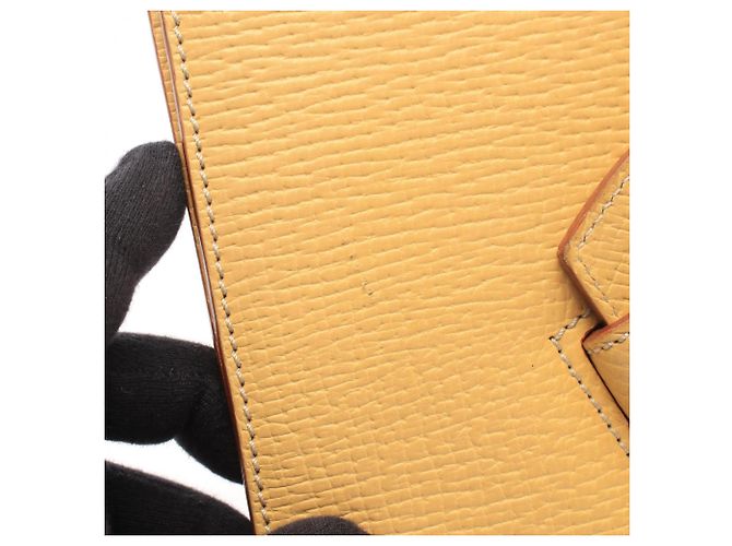 Bolsa Loewe Barcelona Amarelo - vista 12