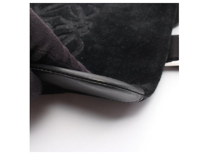 Bolsa de Ombro Loewe Anagram Preto - vista 7