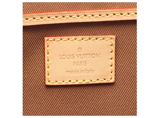 Zaino/Borsa Louis Vuitton Montsouris PM Monogram Marrone - vista 4
