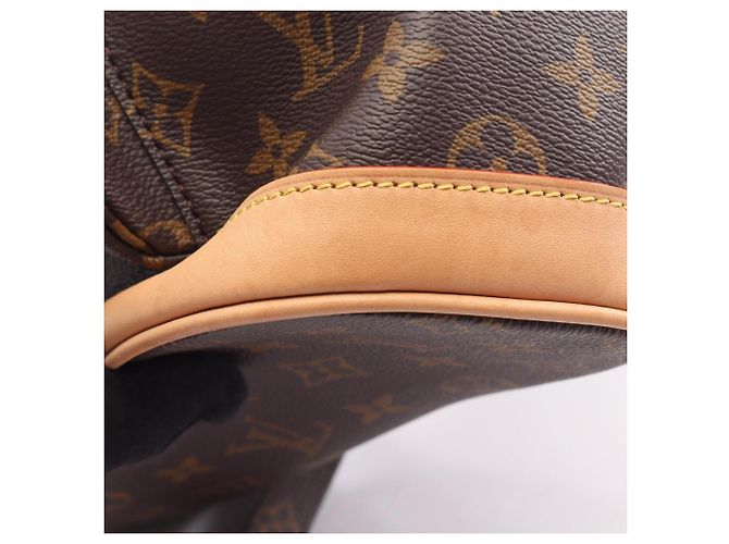 Zaino/Borsa Louis Vuitton Montsouris PM Monogram Marrone - vista 7