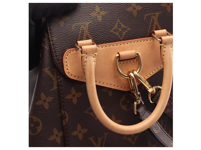 Zaino/Borsa Louis Vuitton Montsouris PM Monogram Marrone - vista 9