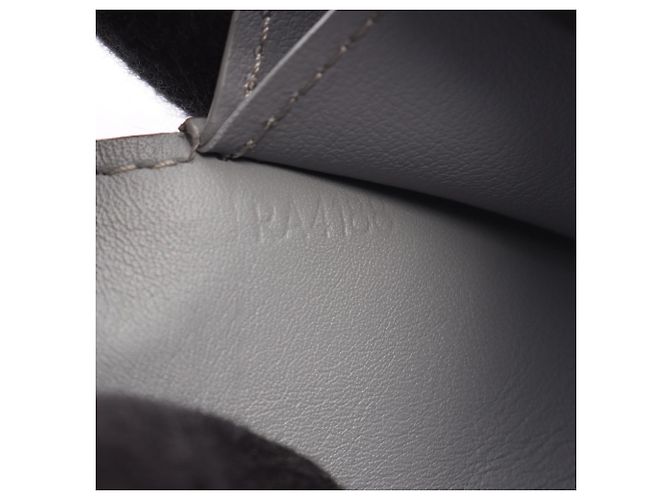 Brazza Louis Vuitton Gray Leather Bi-Fold Long Wallet Brown - view 6