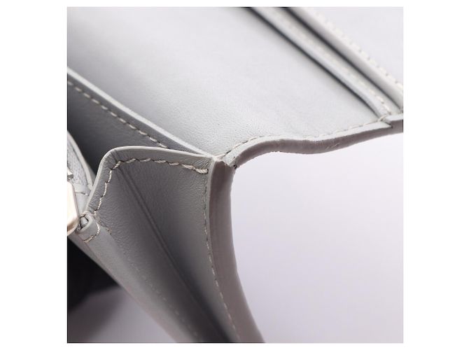 Brazza Louis Vuitton Gray Leather Bi-Fold Long Wallet Brown - view 8