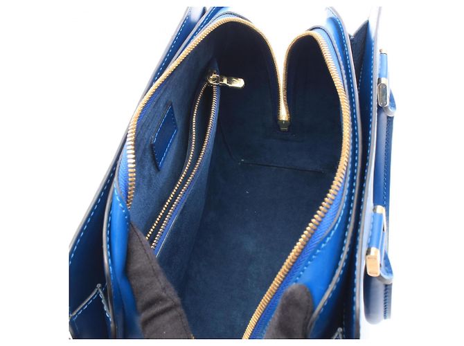 Borsa Louis Vuitton Pont Neuf Blu - vista 3