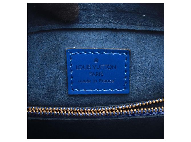 Borsa Louis Vuitton Pont Neuf Blu - vista 4